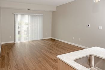 Wood floor living room